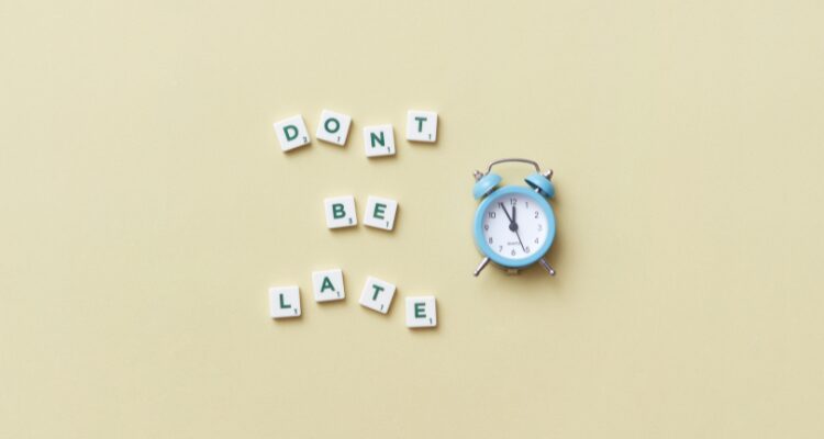 Your time is ticking.