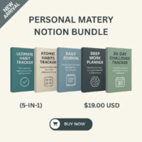 Personal Matery Notion Bundle